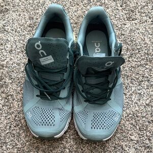 On Running Teal and light yellow Athletic Shoes